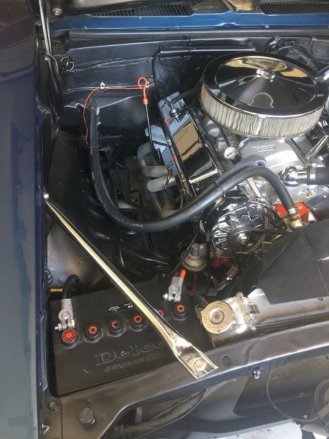 1969 Blue Chevrolet Camaro Convertible