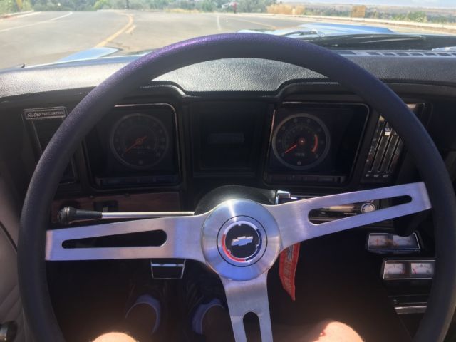 1969 Blue Chevrolet Camaro Convertible