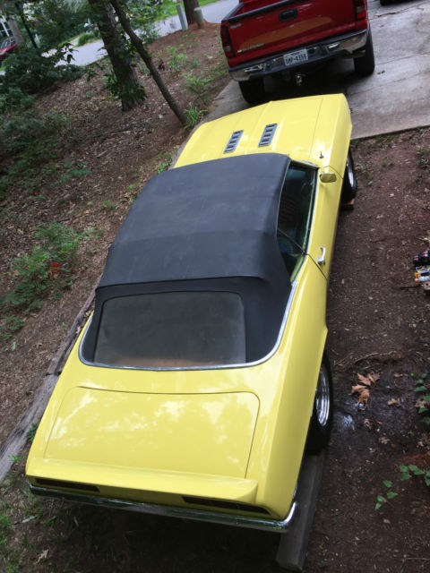 1969 Blue Chevrolet Camaro Convertible