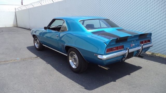 1969 Blue Chevrolet Camaro