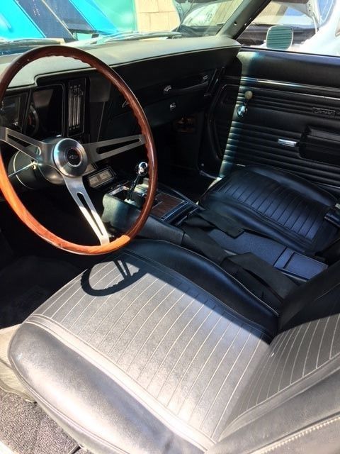 1969 Blue Chevrolet Camaro