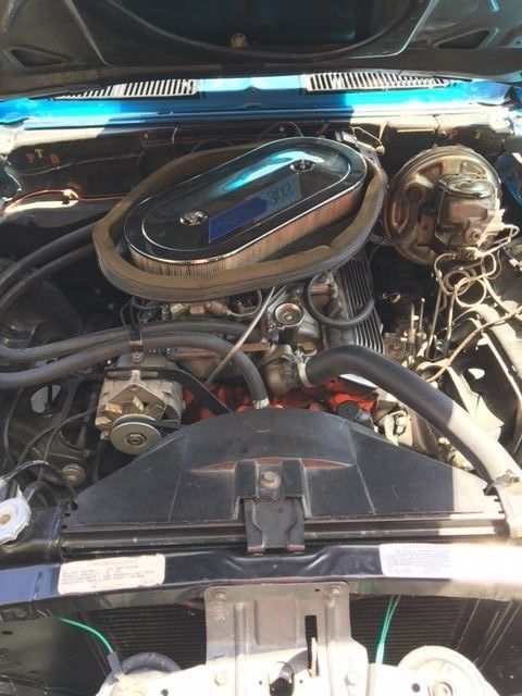 1969 Blue Chevrolet Camaro