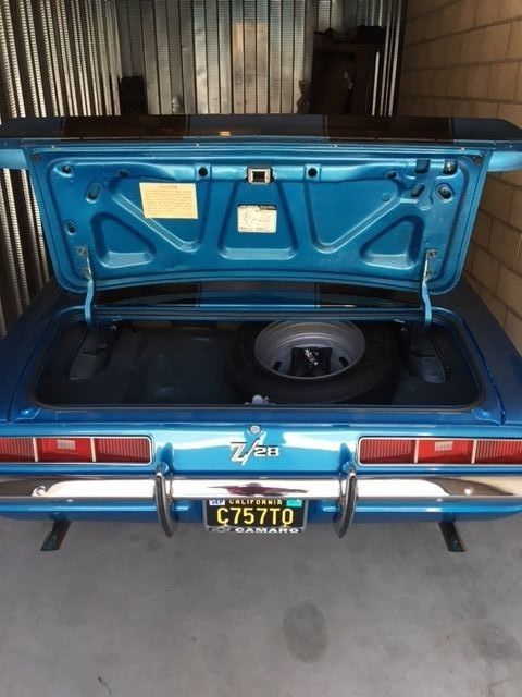 1969 Blue Chevrolet Camaro