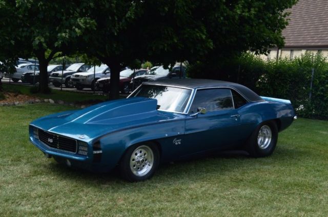 1969 Blue Chevrolet Camaro Coupe
