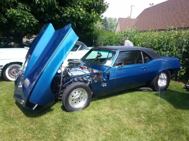 1969 Blue Chevrolet Camaro Coupe