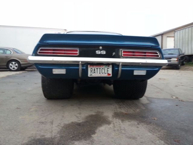 1969 Blue Chevrolet Camaro Coupe