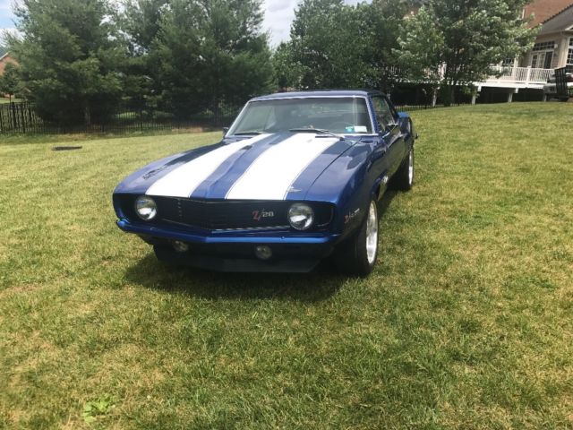 1969 2002 corvette Electron blue Chevrolet Camaro Coupe