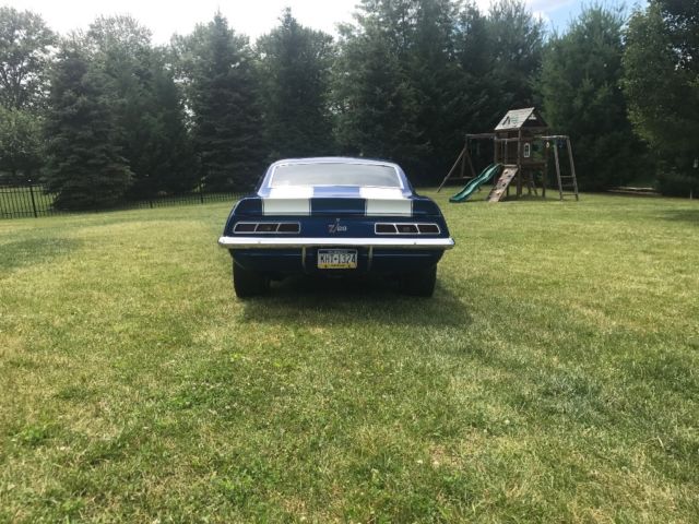 1969 2002 corvette Electron blue Chevrolet Camaro Coupe