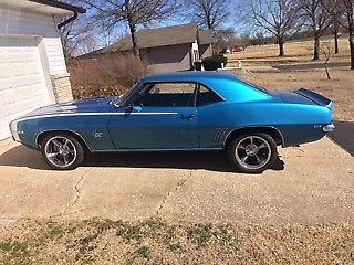 1969 lemans blue Chevrolet Camaro Coupe