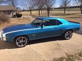 1969 lemans blue Chevrolet Camaro Coupe
