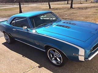 1969 lemans blue Chevrolet Camaro Coupe