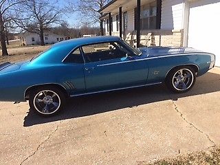 1969 lemans blue Chevrolet Camaro Coupe