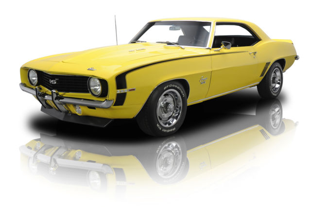 1969 Yellow Chevrolet Camaro Coupe