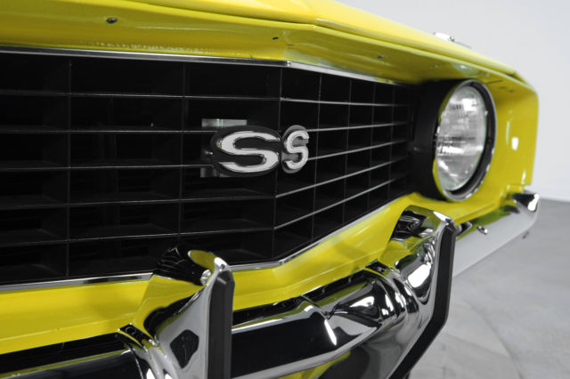 1969 Yellow Chevrolet Camaro Coupe
