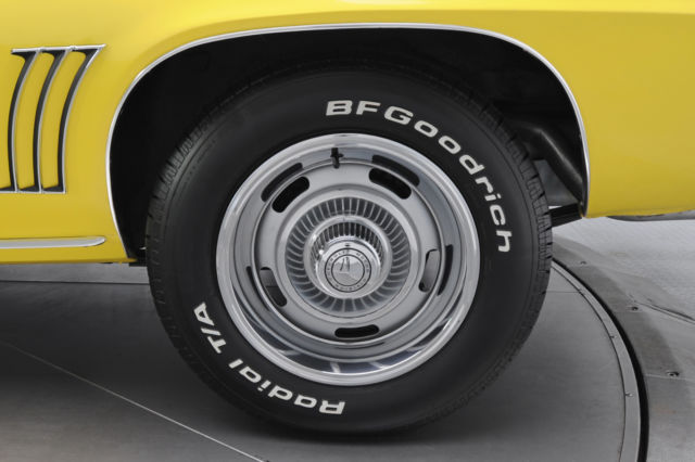 1969 Yellow Chevrolet Camaro Coupe