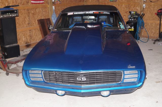 1969 Blue Chevrolet Camaro Coupe