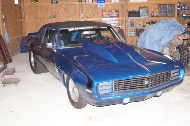 1969 Blue Chevrolet Camaro Coupe