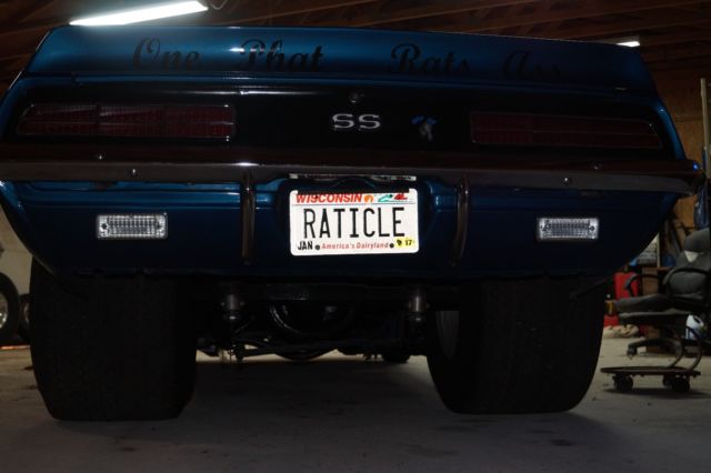 1969 Blue Chevrolet Camaro Coupe