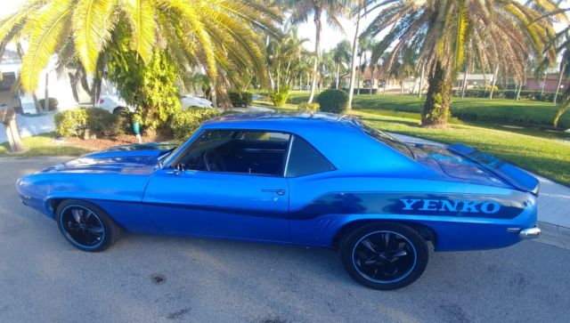 1969 Blue Chevrolet Camaro Coupe