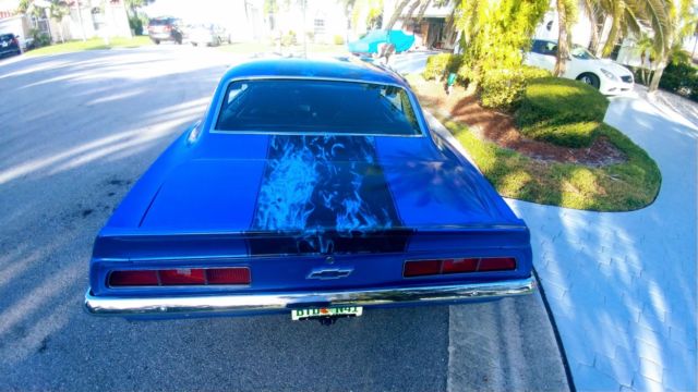 1969 Blue Chevrolet Camaro Coupe