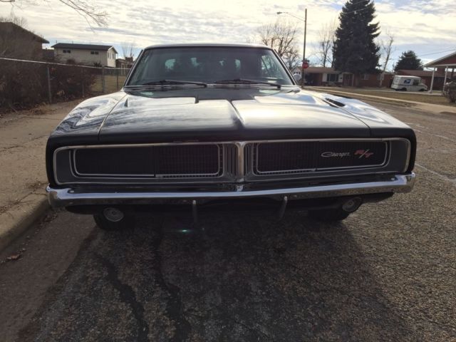 1969 Black Dodge Charger Coupe