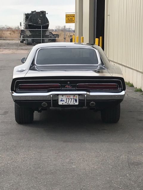 1969 Black Dodge Charger Coupe