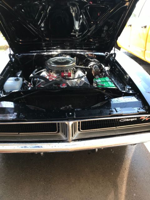 1969 Black Dodge Charger Coupe