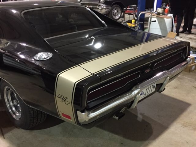 1969 Black Dodge Charger Coupe