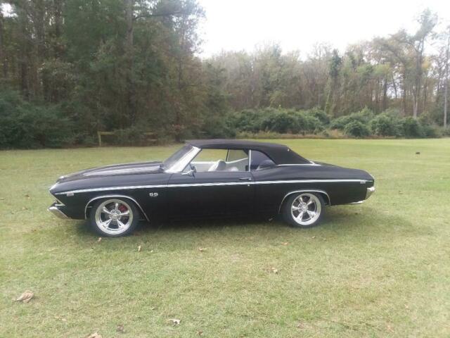 1969 Black Chevrolet Chevelle Convertible