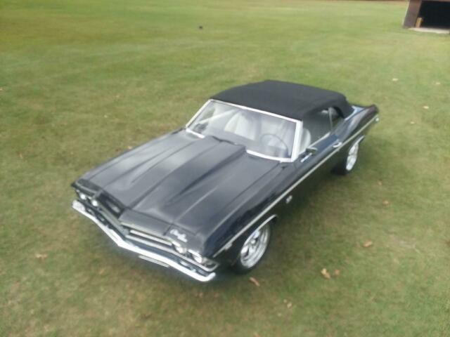 1969 Black Chevrolet Chevelle Convertible