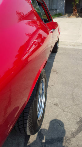 1969 red/black Chevrolet Chevelle Coupe