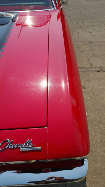 1969 red/black Chevrolet Chevelle Coupe