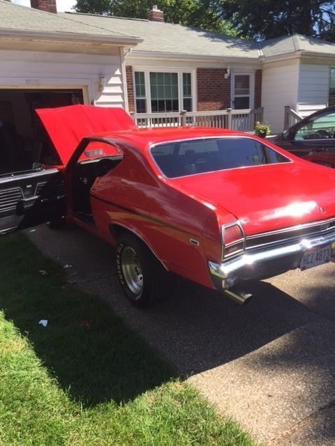 1969 Red Chevrolet Chevelle Coupe