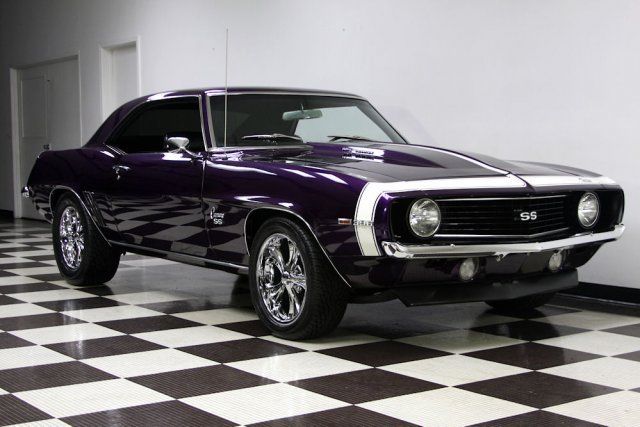 1969 Midnight Purple Chevrolet Camaro Coupe