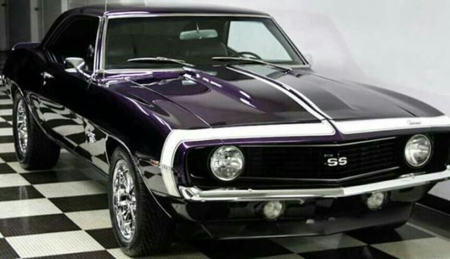 1969 Purple Chevrolet Camaro Coupe