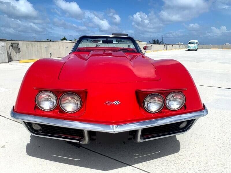 1969 Red Chevrolet Corvette --