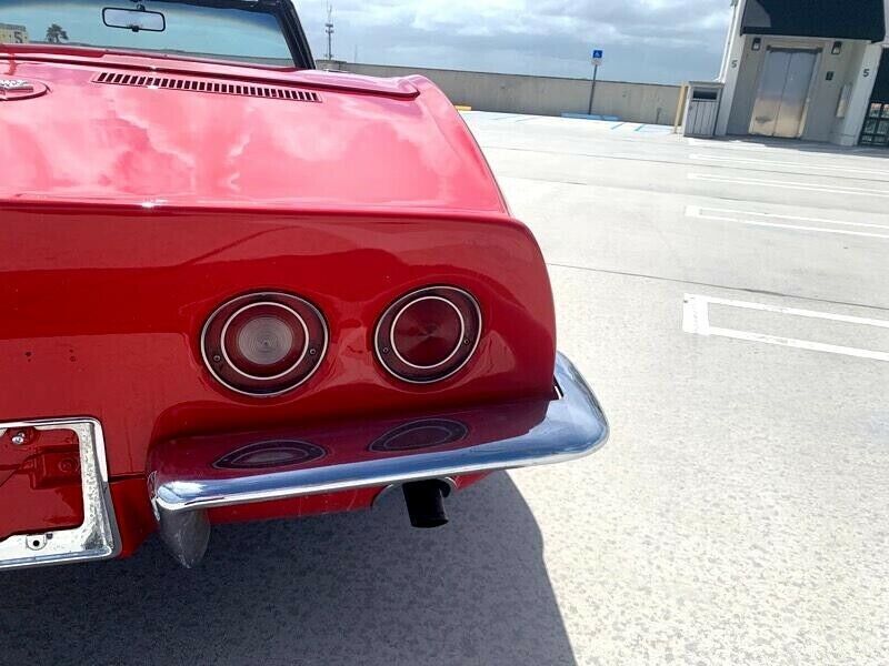 1969 Red Chevrolet Corvette --
