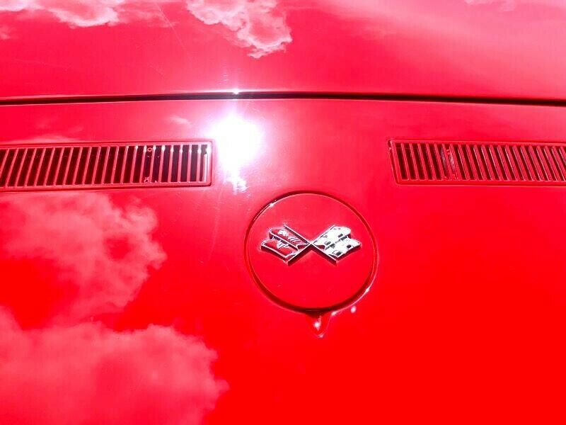 1969 Red Chevrolet Corvette --