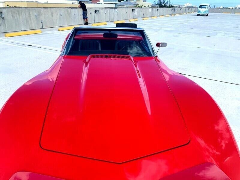 1969 Red Chevrolet Corvette --