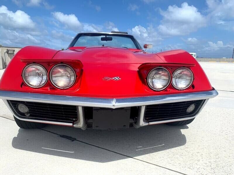 1969 Red Chevrolet Corvette --