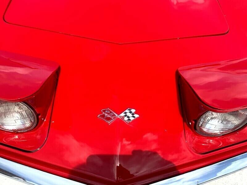 1969 Red Chevrolet Corvette --