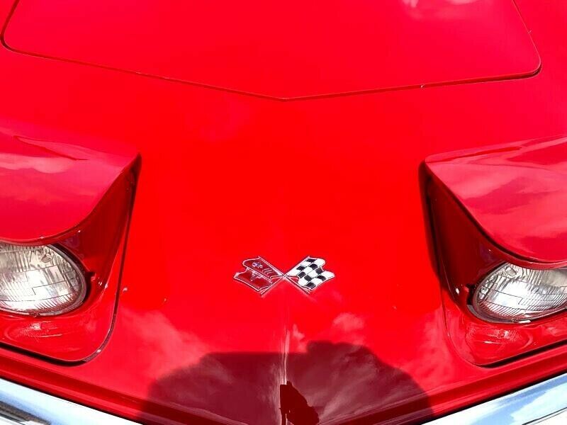 1969 Red Chevrolet Corvette --