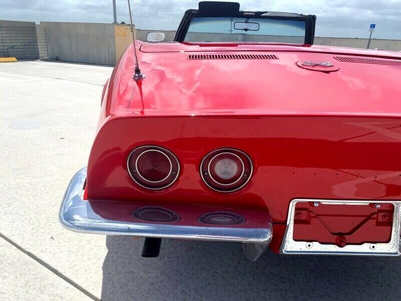 1969 Red Chevrolet Corvette --