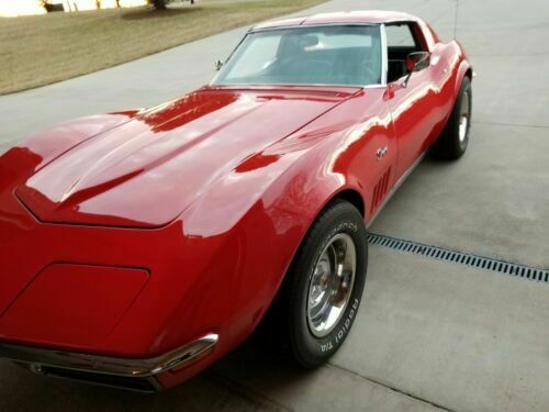 1969 Red Chevrolet Corvette Coupe