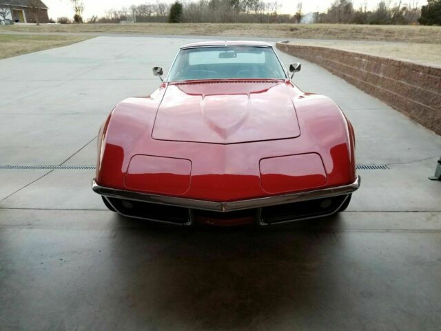 1969 Red Chevrolet Corvette Coupe