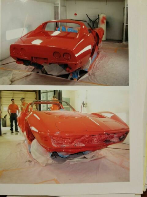 1969 Red Chevrolet Corvette Coupe