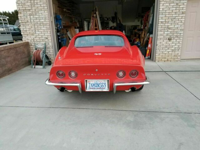 1969 Red Chevrolet Corvette Coupe