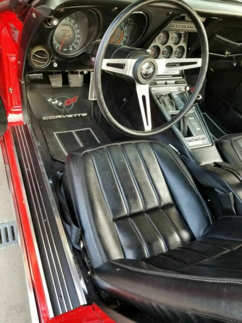 1969 Red Chevrolet Corvette Coupe