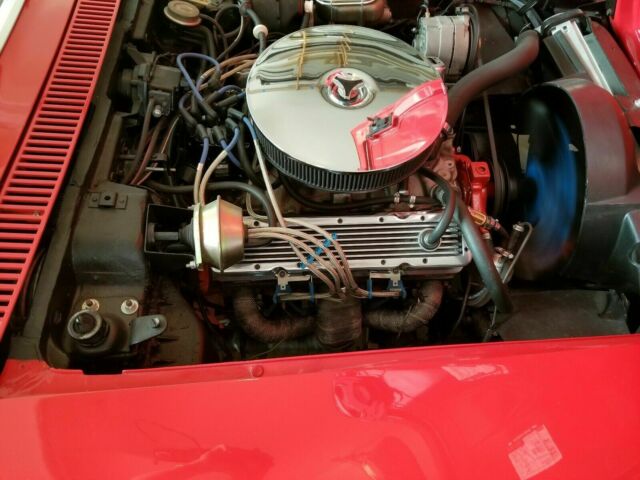 1969 Red Chevrolet Corvette Coupe