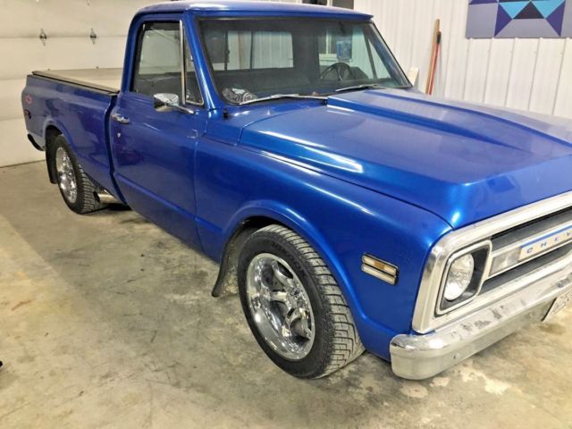 1969 Blue Chevrolet C-10 Crew Cab Pickup